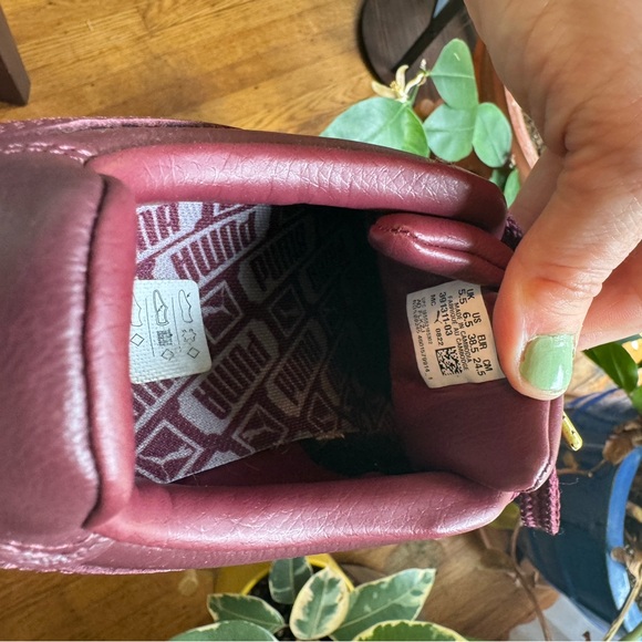 Puma GV Special / Puma California burgundy sneakers, men’s 6.5 women’s 8 - Picture 3 of 8